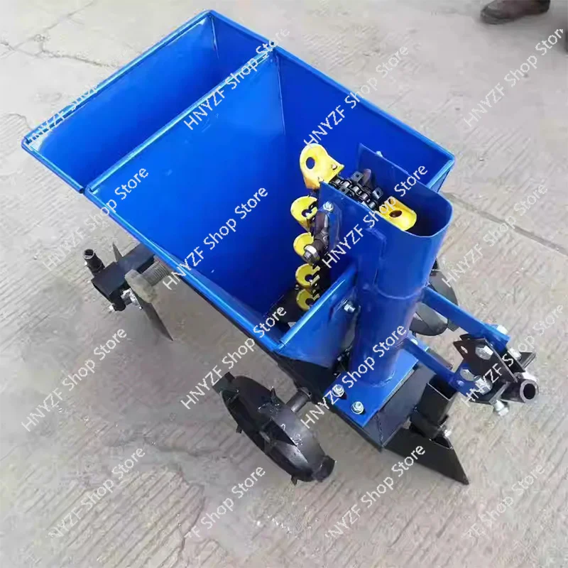 Potato Planter, Four-Wheel Tractor Seeding Attachment, Integrated Fertilizing, Seeding, and Hilling Machine, Suitabl(Customized)