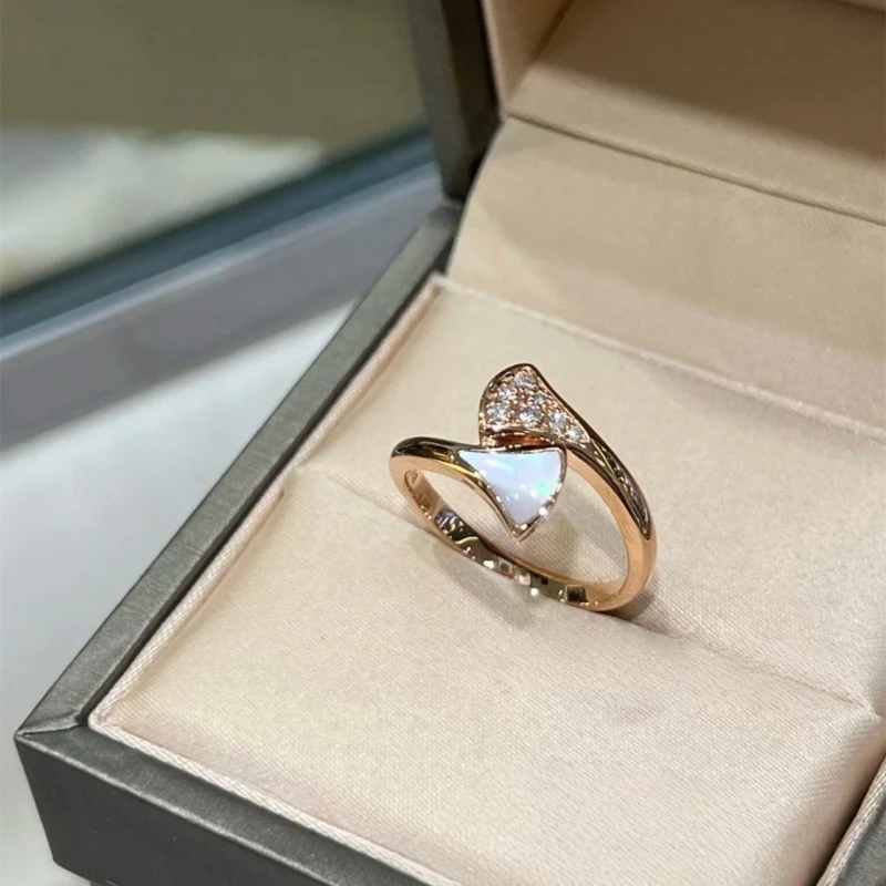 

Женское нежное веерообразное кольцо, украшения для пары, эстетические аксессуары, регулируемое кольцо, модный подарок для вечеринки.