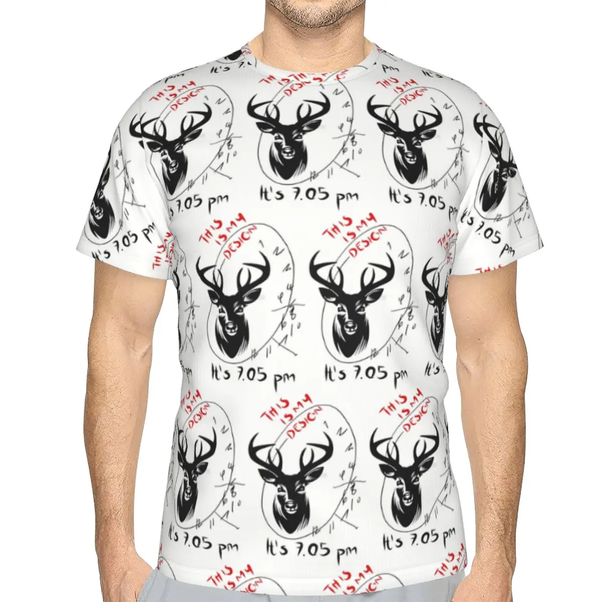 100% Cotton Hannibal Mads Mikkelsen T-Shirt Men's Fashion T Shirt Men Crew Neck Summer Shirts Tops