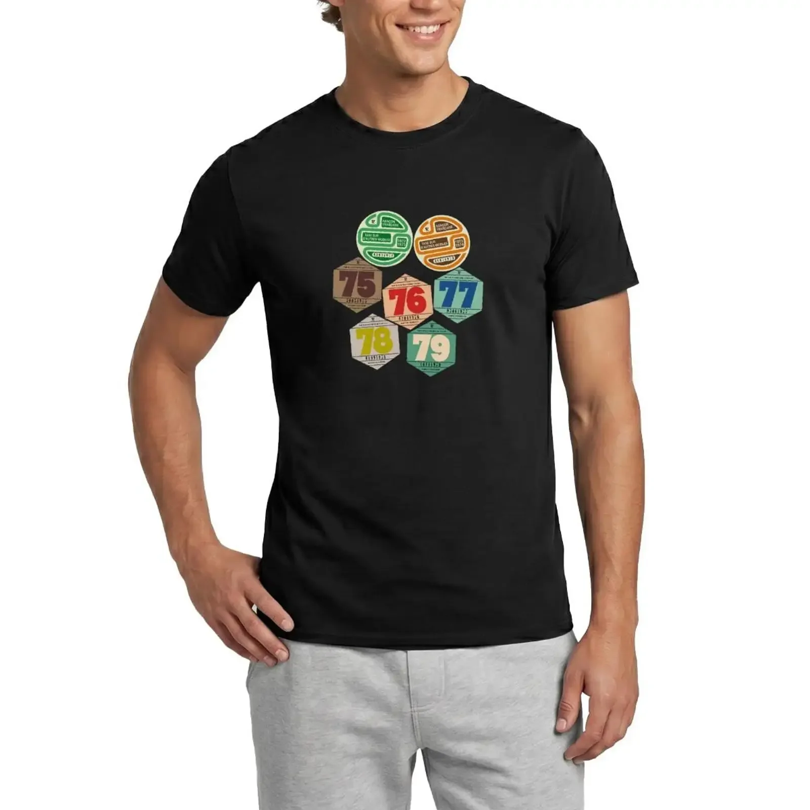 Spreadshirt Vignette Automobil-Autos Anzug 70er Jahre T-Shirt Herren Humor Vintage-Auto Vintage-Waschung Streetwear Lässige Herrenmode