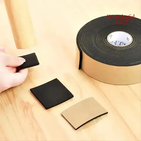 1Pcs EVA Foam Cabinet Foot Table Chair Leg Protective Pad SelfAdhesive Floor Mat Furniture Accessories Square Mute Pad Non slip