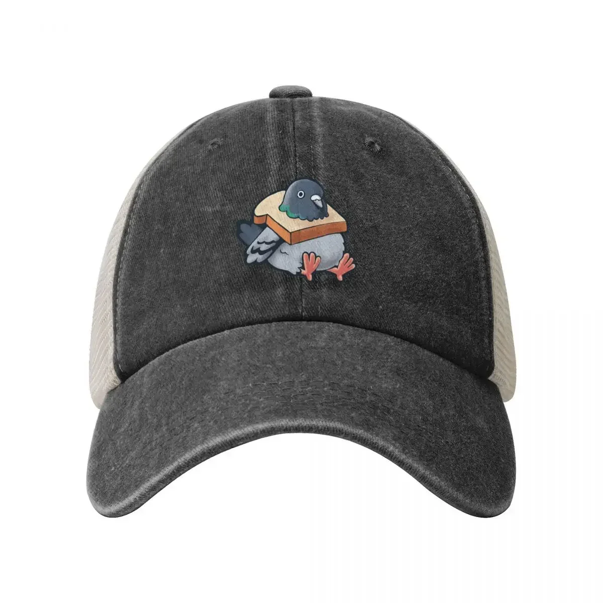 Hungry Pigeon Cowboy Mesh Baseball Cap Tactical Cap Hat Beach Hat Man Fishing cap Men Luxury Brand Women's