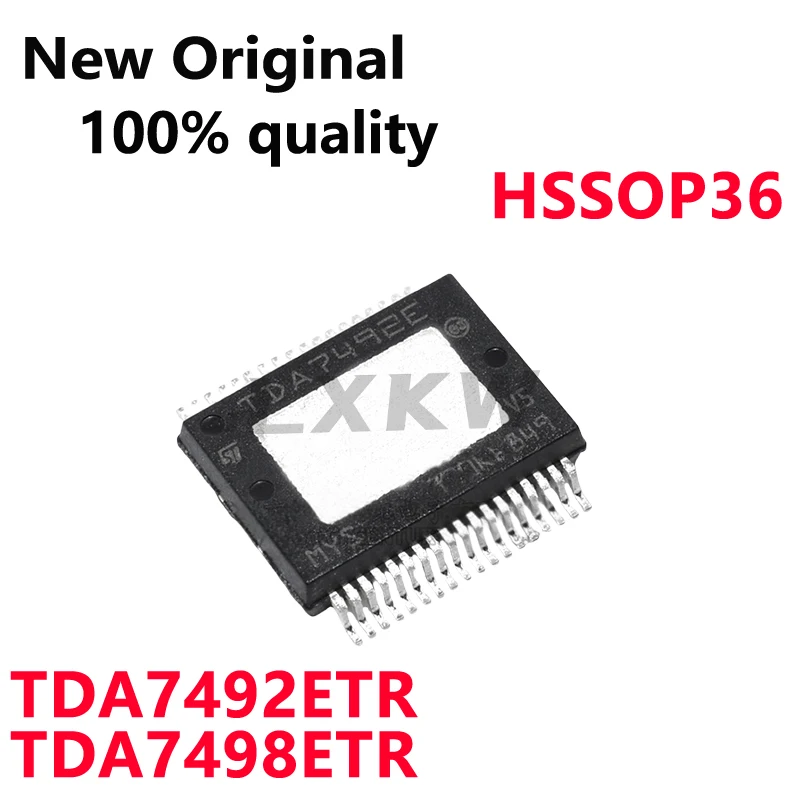 1-10/PCS New Original TDA7492E TDA7492ETR TDA7498E TDA7498ETR HSSOP36 Class D audio amplifier chip In Stock