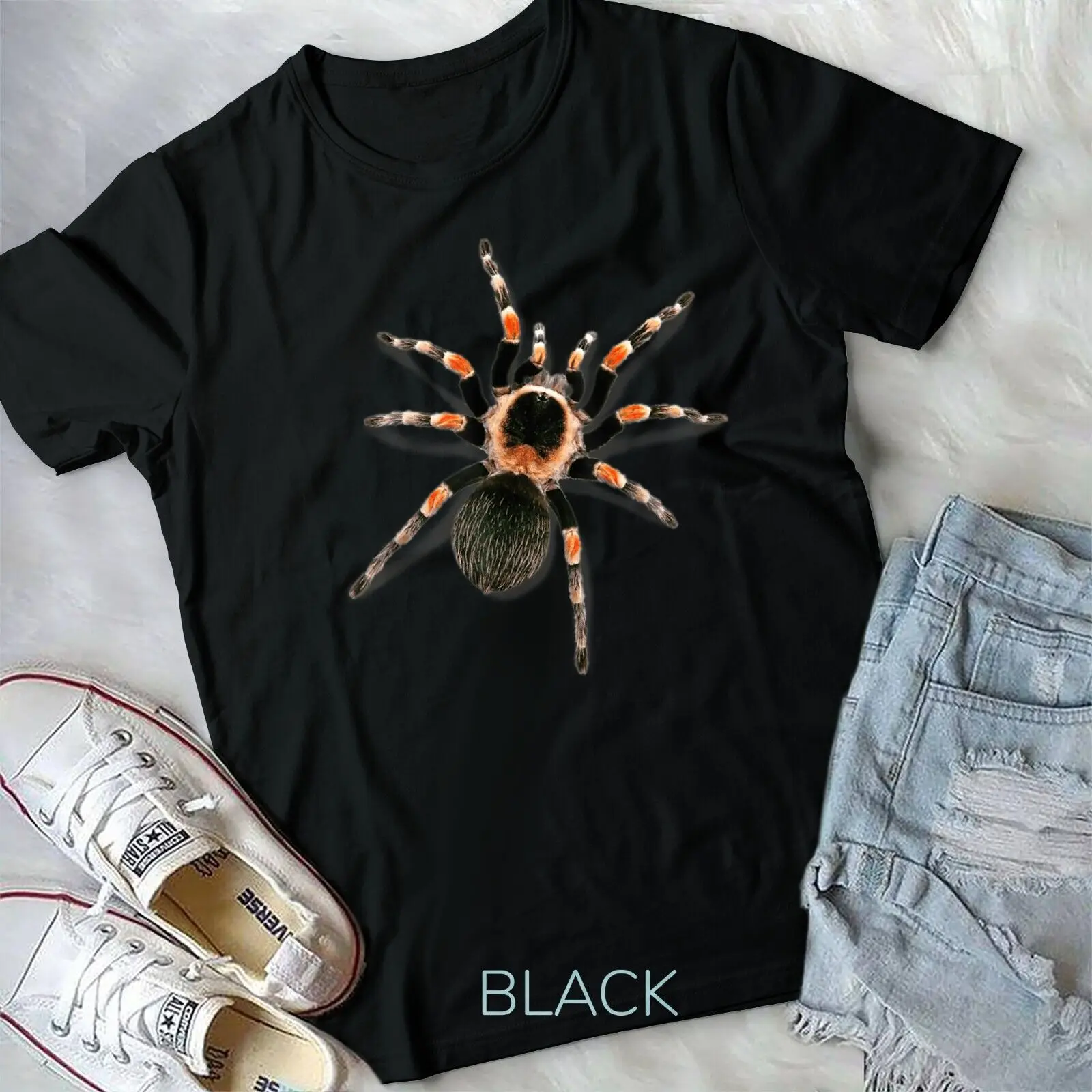 Realistic Red Knee Tarantula Unisex T-shirt