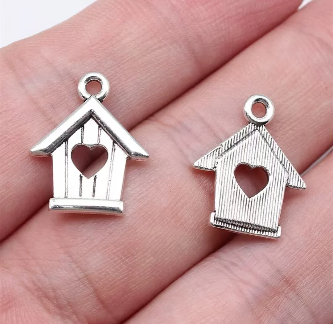 

30pcs 18x15mm Zinc alloy metal tibetan silver plated charm T0490 for jewelry making