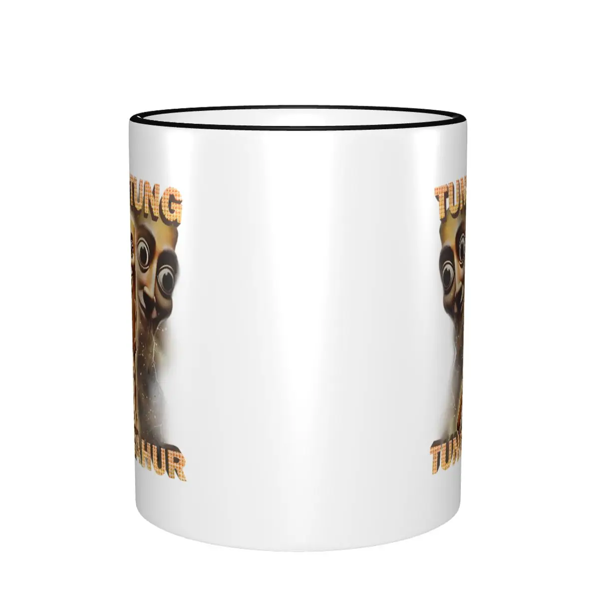 High Quality Tung Tung Tung Sahur Merch Mugs Novelty Italian Brainrot Meme Tea Cup