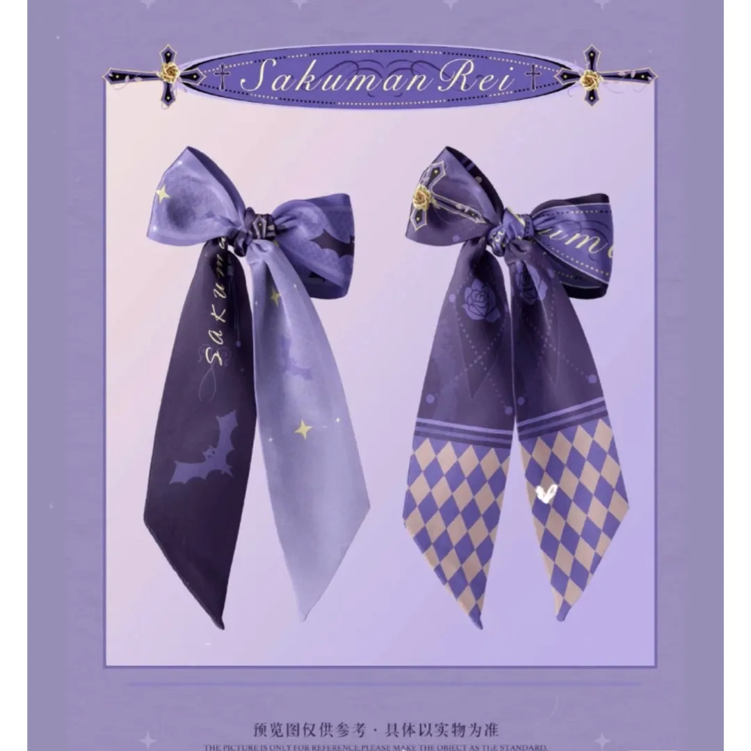 Anime Sakuma Rei Itsuki Shu Sakasaki Natsume Cosplay Cartoon Bowknot Silk Ribbon Bag, accesorios de ropa