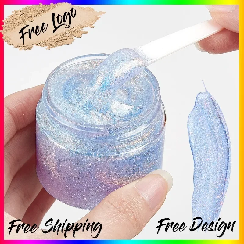 

Private Label 12colors Glitter Highlighter Gel Long Lasting Pigmented Luminous Shiny Skin Highlighter Face Body Makeup Bulk