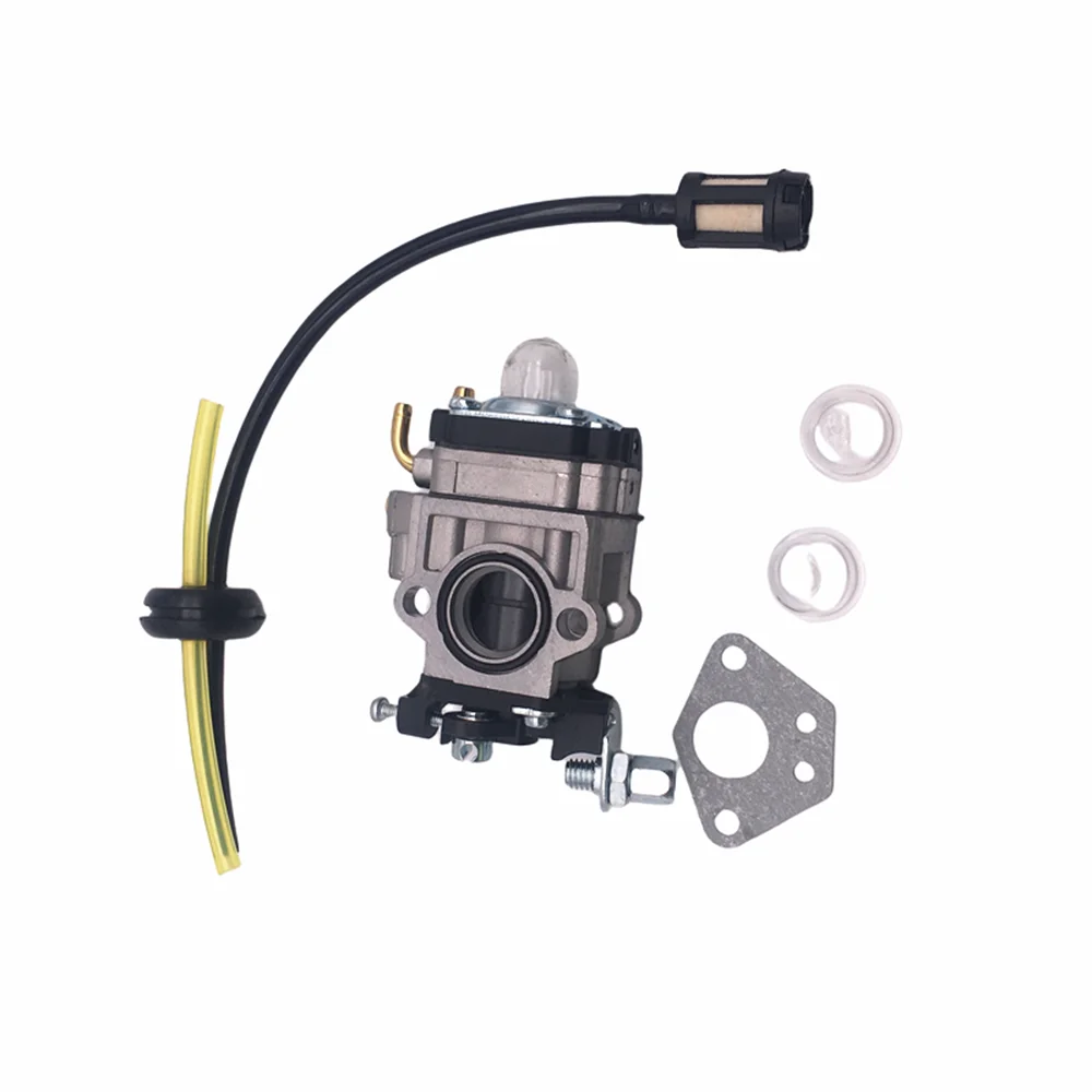 15mm Carburetor Kit For Brush cutter 43cc 49cc 52cc Brush Cutter Spark Plug Trimmer Parts High Quality Carb Garden Tools