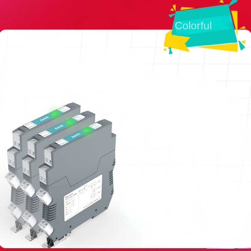 

Passive DC Signal Isolator 4-20mA to 0-10/5V Current Analog Module One-Switch Two-Way