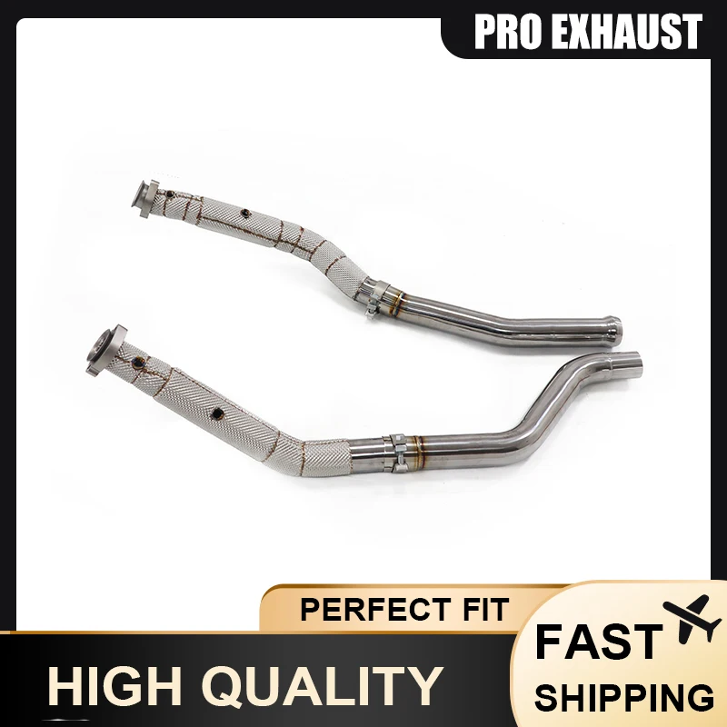 

PRO Downpipe High Flow Catted Downpipe Exhaust Downpipe for Mercedes-Benz GLE43 AMG W166 3.0T