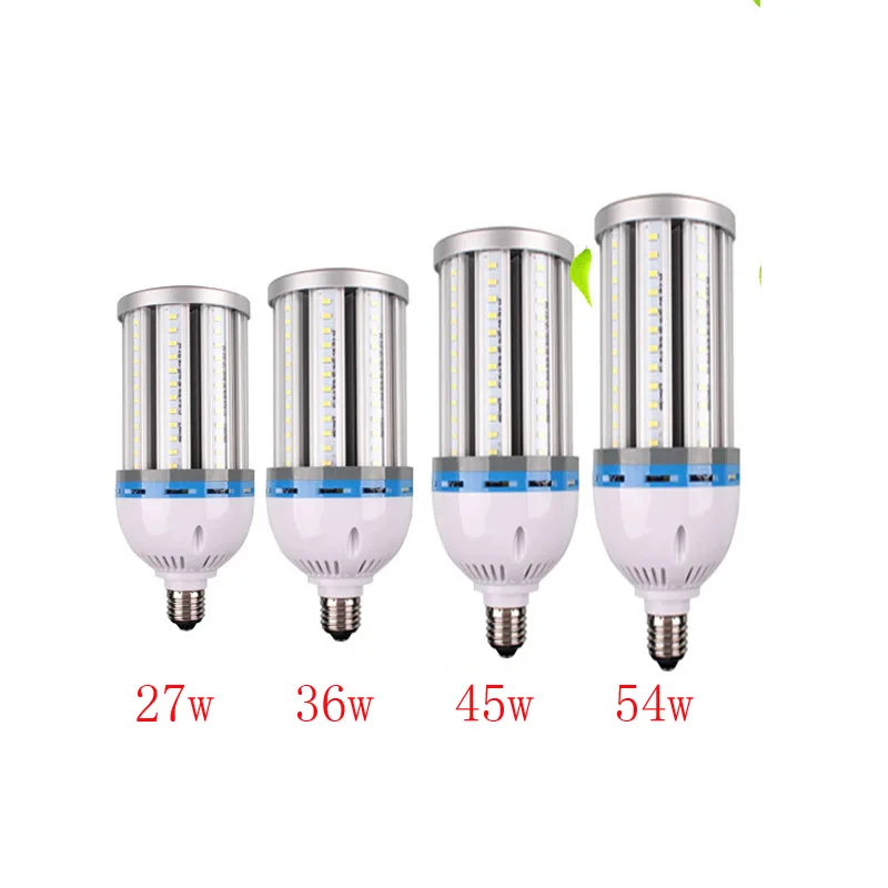 1pc E27 E40 LED Corn Light 27w 36w 45w 54w 3000K Nature White 4000k 6000k Street Lamp Courtyard Energy-saving Bulb AC110V 220V