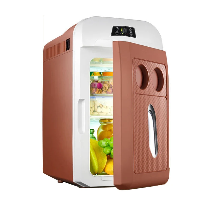 15L 220V EU Refrigerator Portable Intelligent Outdoor Camping, Picnicking, Refrigeration & Insulation Dual-purpose Refrigerator