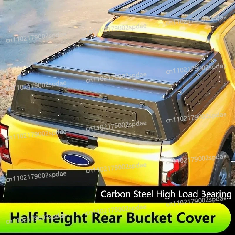 For 23-24 Ranger Pickup Truck Modified Rear Cargo Box Cover Tail Box Expansion Half High Cover