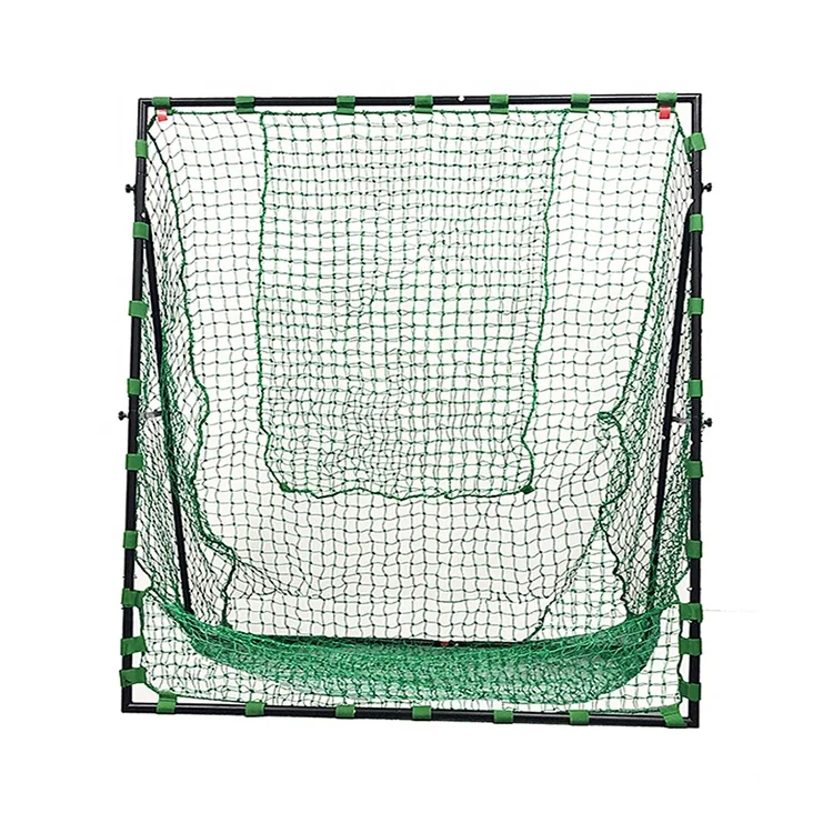 High Quality 2*2M Baseball Softball Soccer  Practice  Net Rack And Durable Pitching Training Net