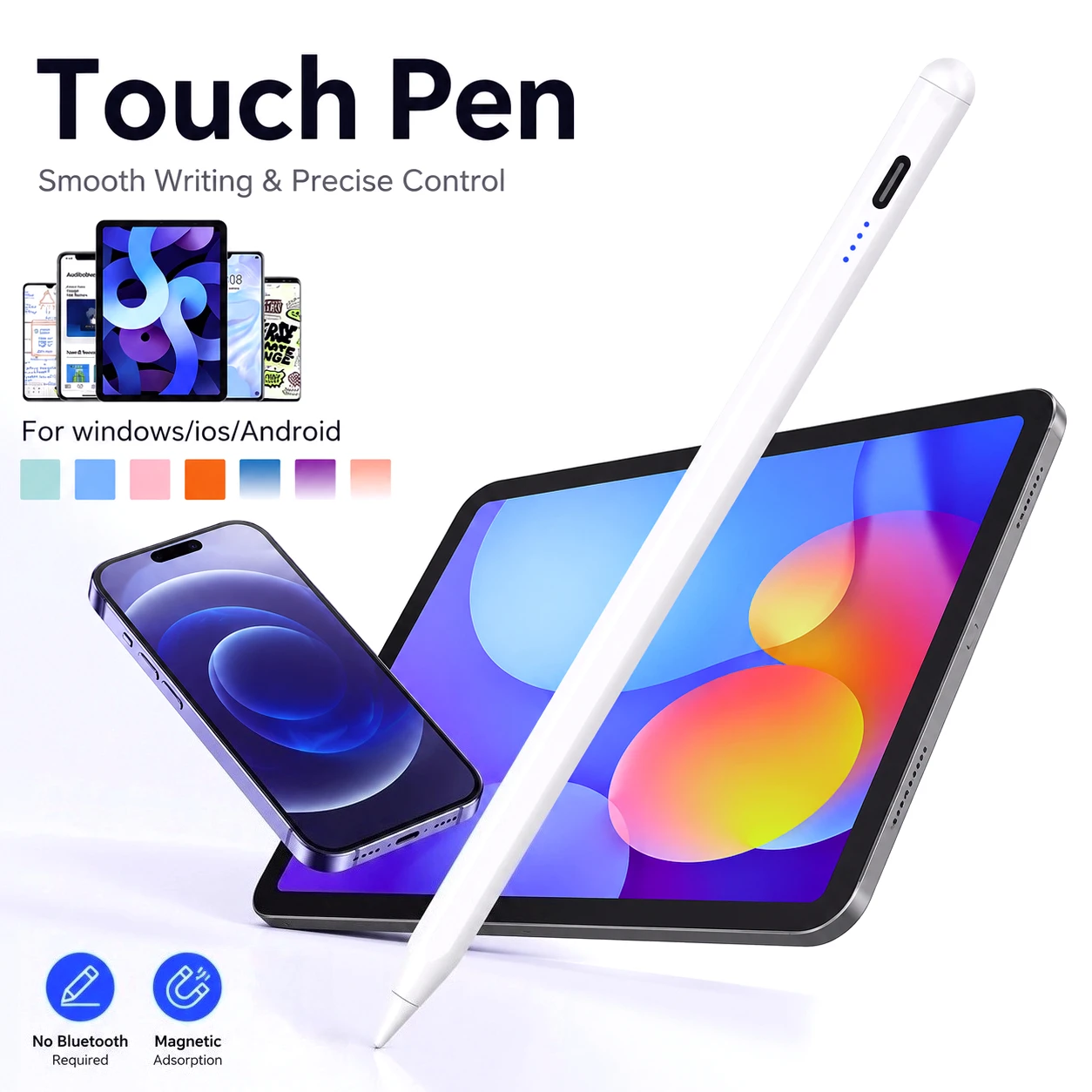 Universal Stylus Pen for Android Tablet Touch Pen for IPhone Capacitive Screen Pen for Samsung S10 Huawei SE Xiaomi 7 6 Pencil