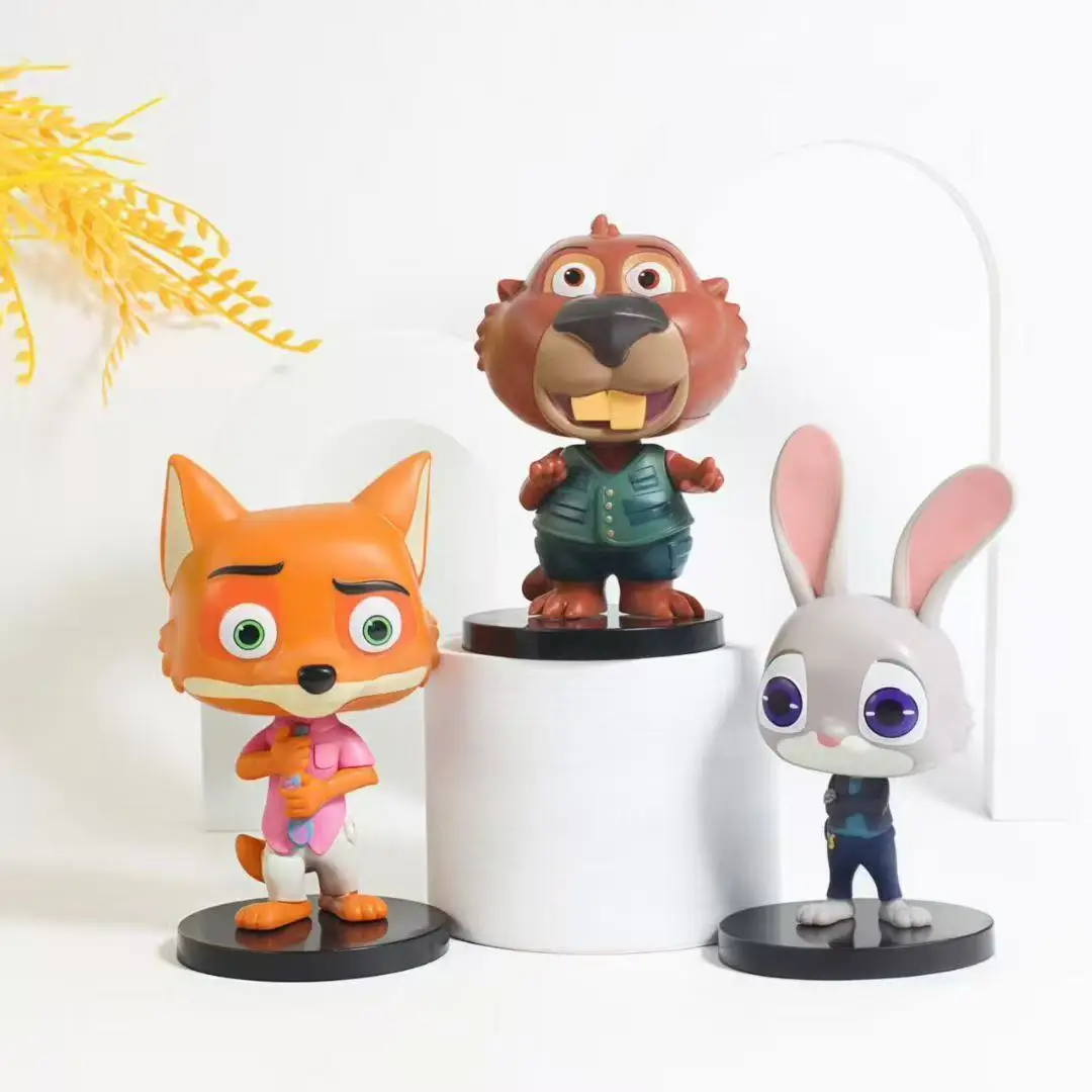 Hot Toys Zootopia 2 Mini figurines coffret aveugle-jouet cadeau mystère d'anime à collectionner avec Nick Judy Clawhauser Gideon & Bogo
