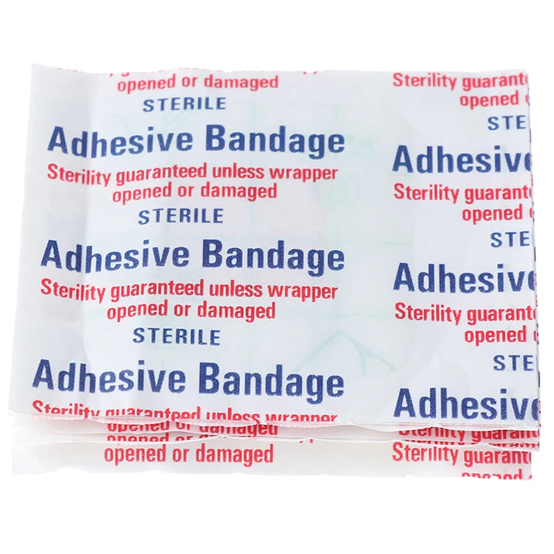 50PCS  Adhesive Bandage Wound Dressing Band Aid Bandage Large Wound First Aid Outdoor