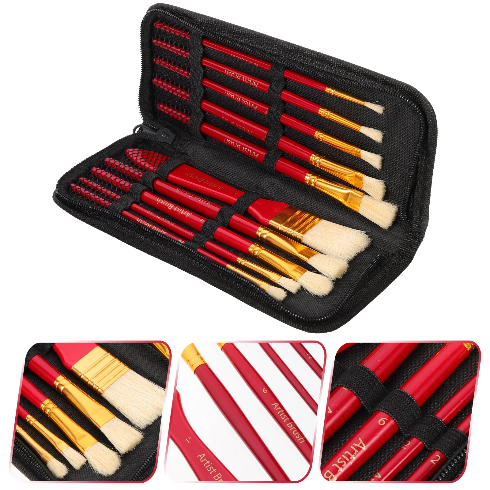 

1 Set Paintbrush Set Professional Multi-Function Portable Lightweight Artist Watercolor Brush For Acrylic Painting Draw Supplies