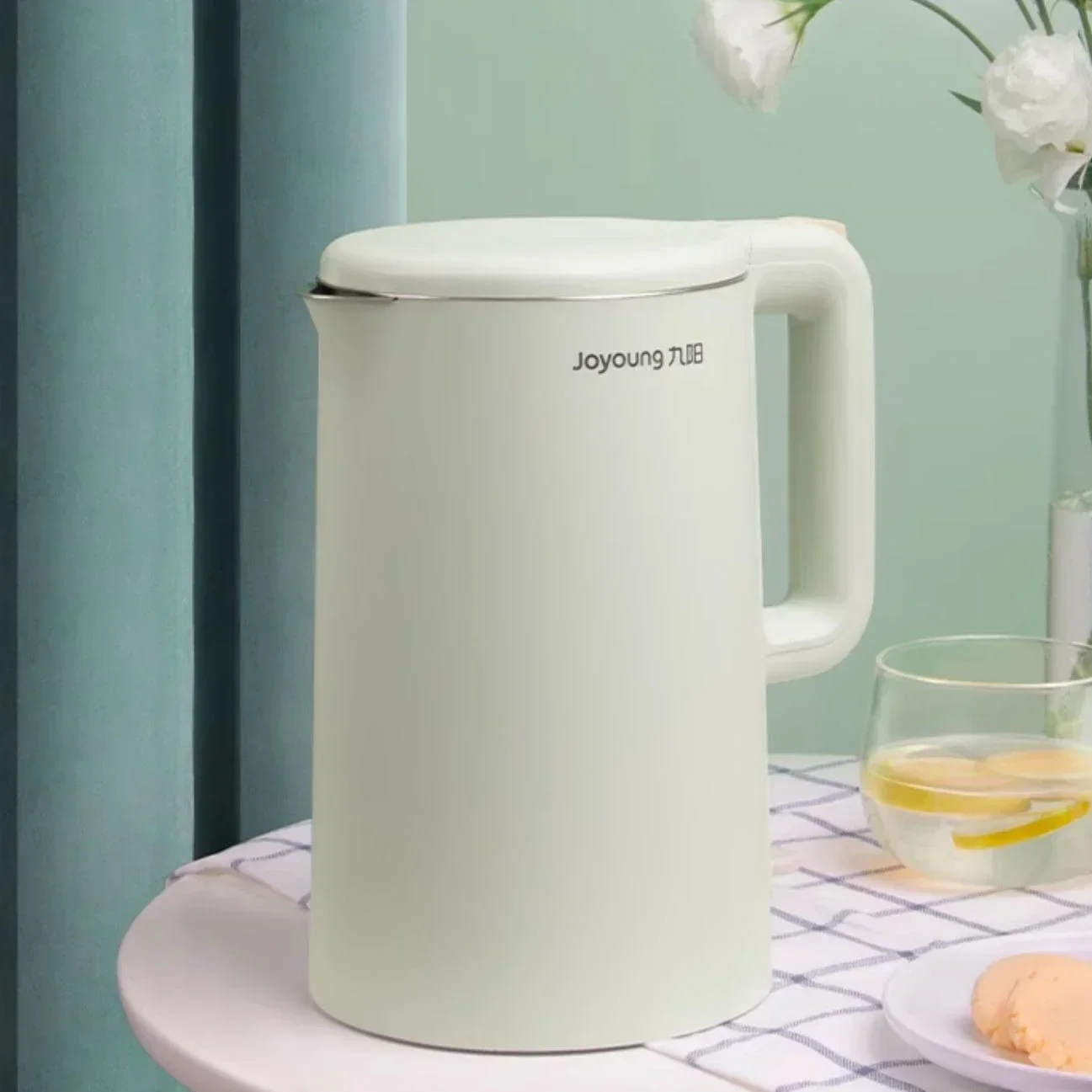 Joyoung Electric Kettle - For household. Auto power off. Stainless steel. Large-capacity insulated.