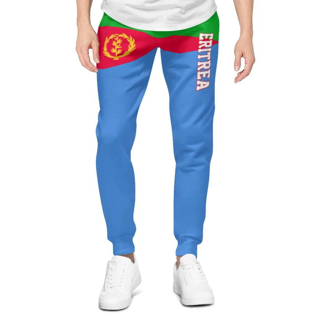 Mens Sweatpants Eritrea Flag Eritrean Pants with Pockets Joggers Soccer Football Multifunction Sports Sweat With Drawstring