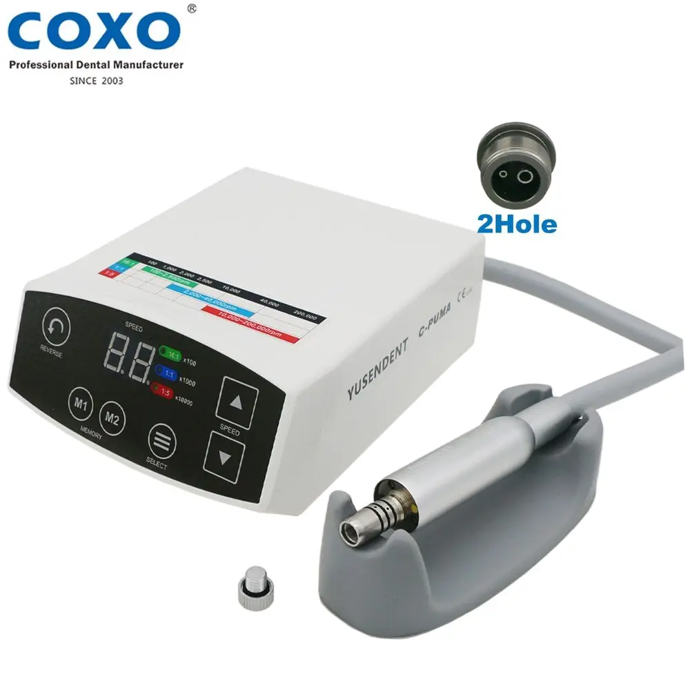 

COXO Dental LED Brushless Electric Motor 2 Holes C-PUMA Spare Parts Cable Tube Bulb KIT