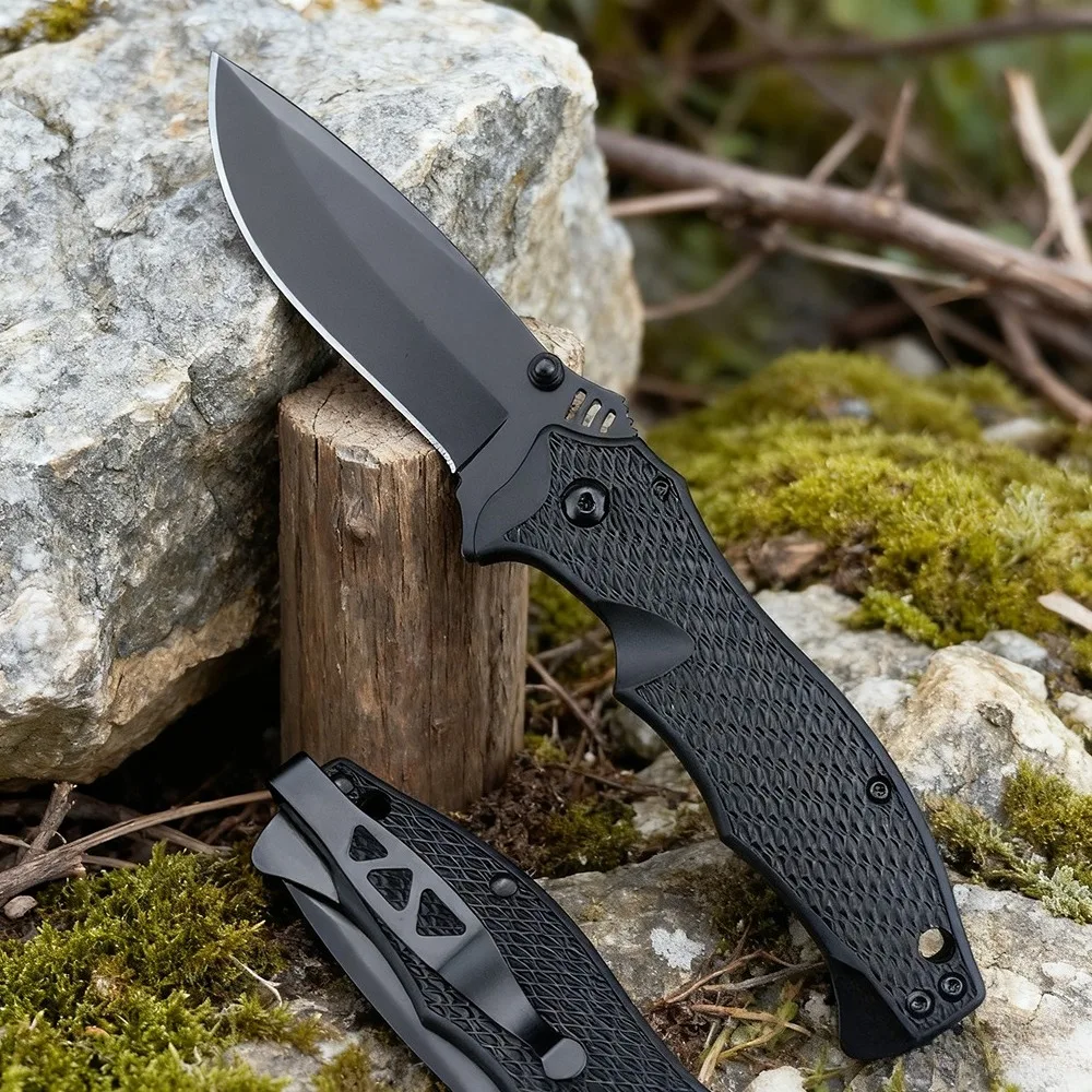 EDC التخييم في الهواء الطلق سكين للفرد المحمولة البرية استكشاف بقاء سكين جيب دائم الغابة الصيد أداة الدفاع عن النفس #1