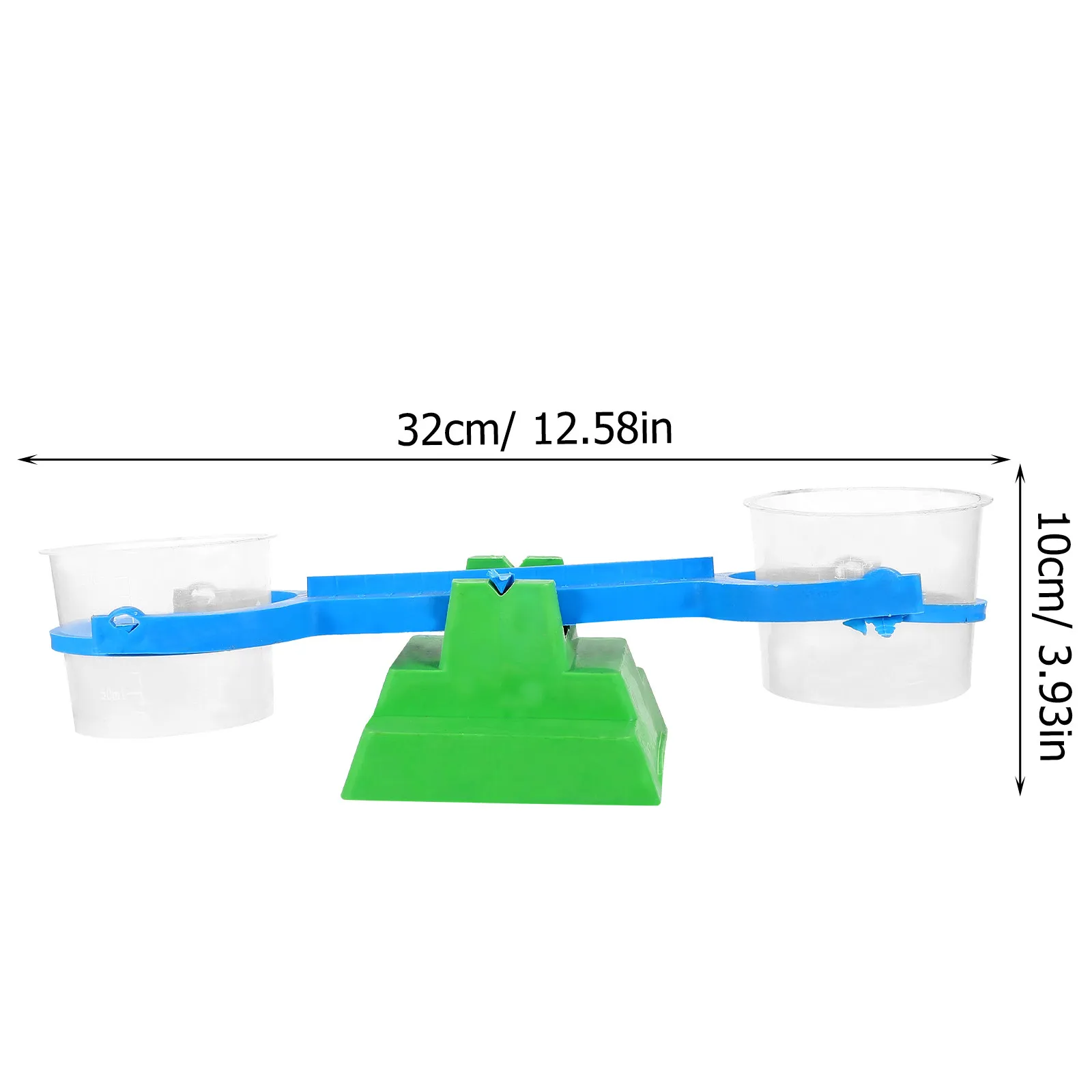 1Set Student Balance Scale Double Bucket Design Lightweight Compact for Math Education Science Experiments Home School Teaching