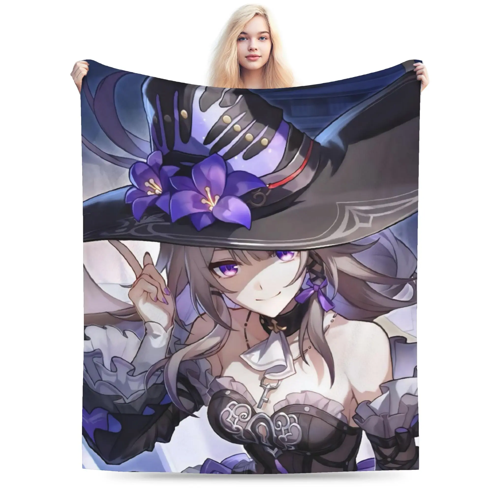 Honkai Star Rail Blanket Ultra Soft  Throw Blankets for Bed 50x60 Inch Multiple Sizes Plush Thin Quilt
