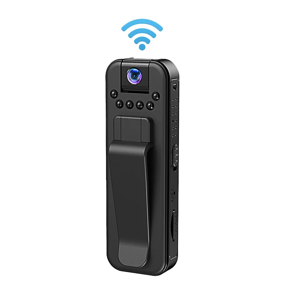 JOZUZE With Wifi Mini Camera Night Vision Portable Small Digital Video Recorder Police BodyCam Miniature Camcorder 1080P