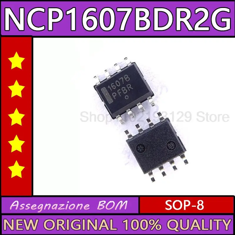 10PCS NCP1607B NCP1607 1607B NCP1607BDR2G SOP-8 New original ic chip 