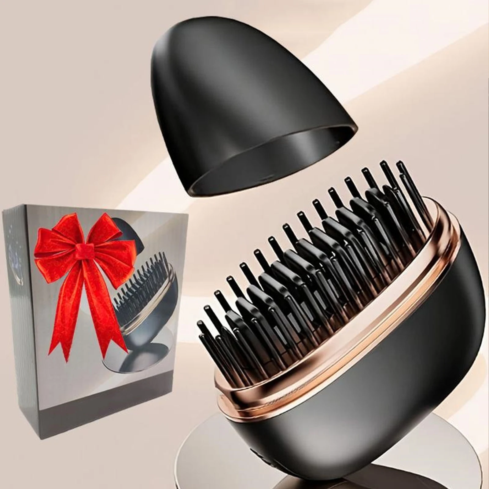 

Мини-выпрямитель для волос, портативная расческа-выпрямитель с нагревательными пластинами, USB-зарядка, для гладких волос