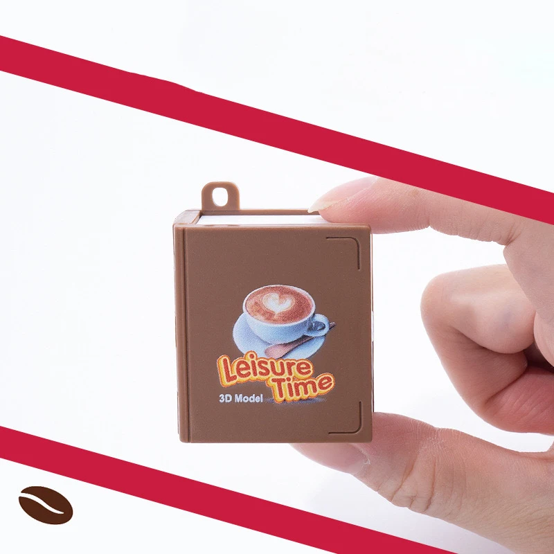 Fold Book Keychain Children Toy 3D Christmas Gift Anxiety Stress Relief Dinosaur Castle Christmas Mini Keyring Kids Toys Model view 4
