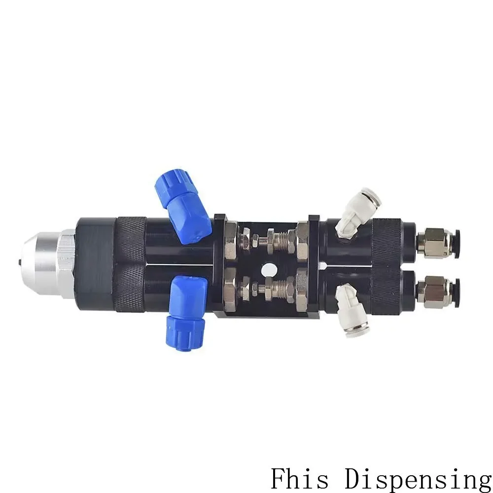 

AB Two Fluid Dispensing Valve Transparent Epoxy Glue Dispensing Valve