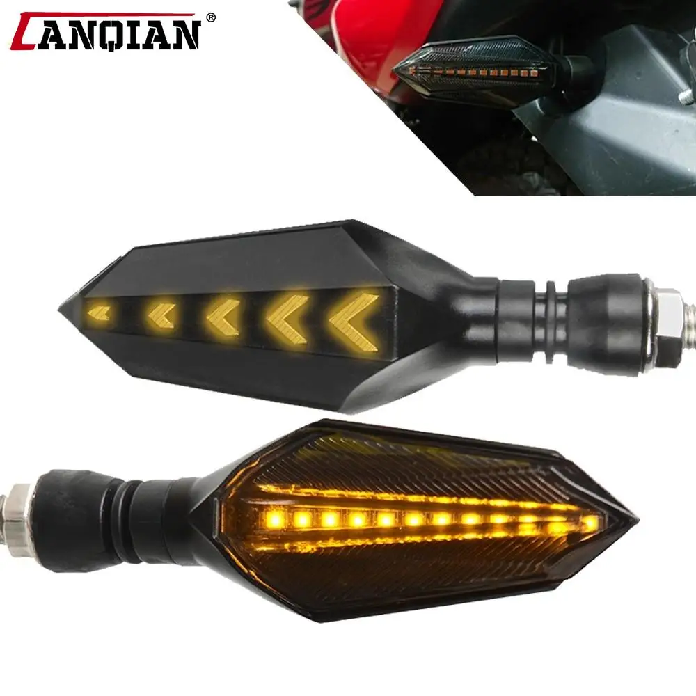 

Motorcycle LED Turn Signal Light Indicator Flasher Flexible Amber Blinker Lamp Light For RC125 RC200 RC 250 RC390 1190 RC8