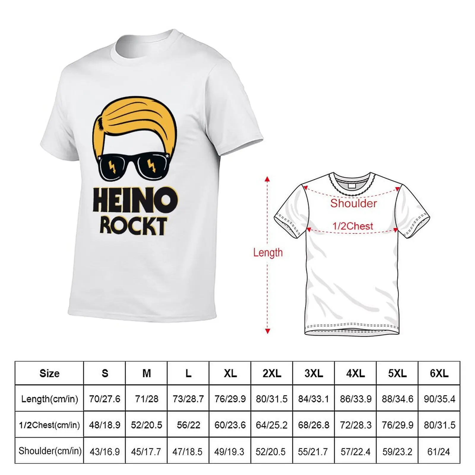 Heino T-Shirt t shirts for man graphic funny man t shirt designer T-Shirt