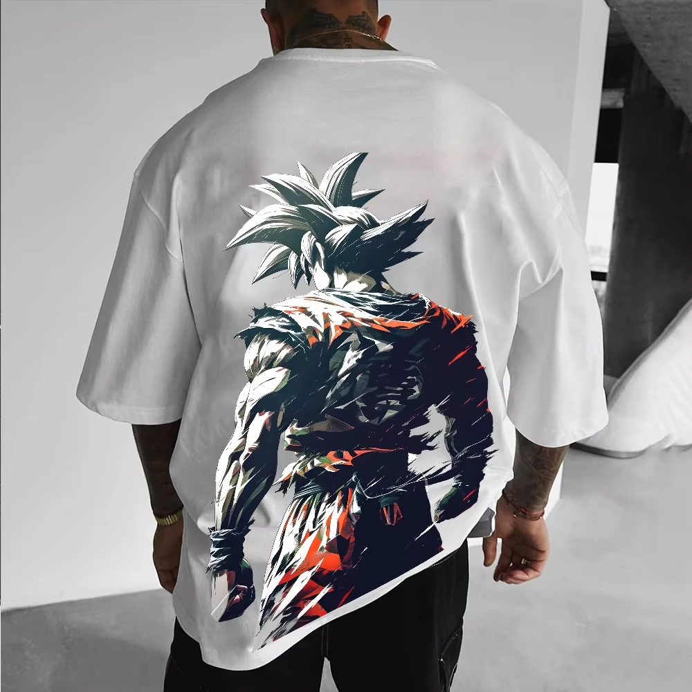 

Футболка оверсайз из хлопка с лицензией Dragon Ball Z X Y2K Collab 2026 – для ретро-аниме-мода и уличной культуры