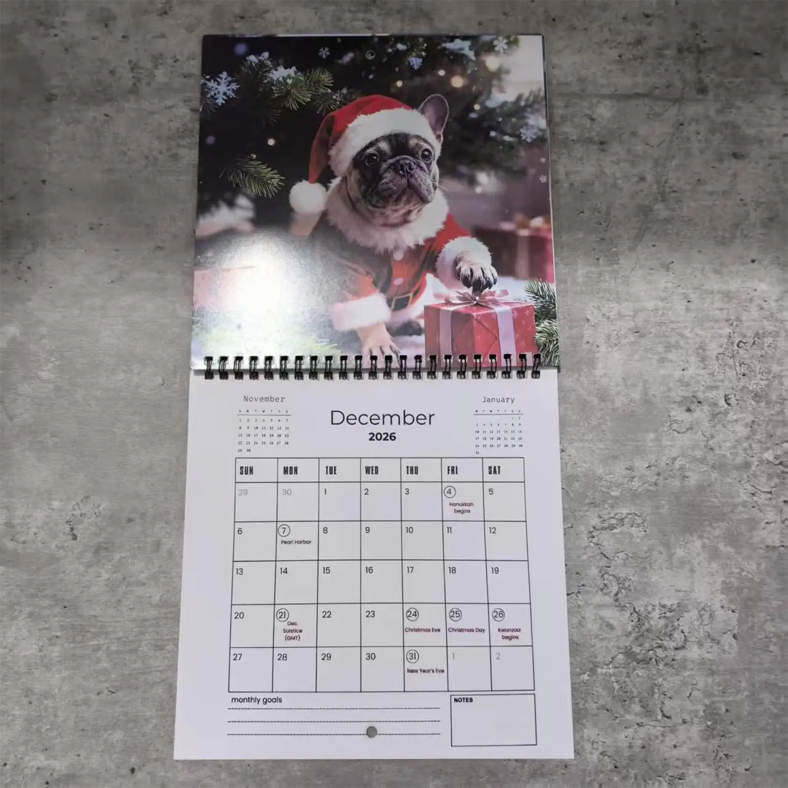 

Ежемесячный настенный календарь, Рождественский ежемесячный планировщик с животными, настенный настольный календарь из плотной бумаги для расписания, заметок, домашний декор, крыльцо