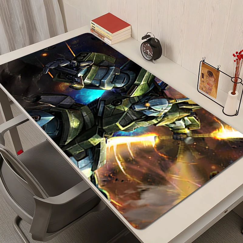 Mouse Pad Office PC Accessories Extended Pad Anime Desk Mat Anti-slip Mechanical Warrior Gundam Rubber HD Mousepad Gaming Mats