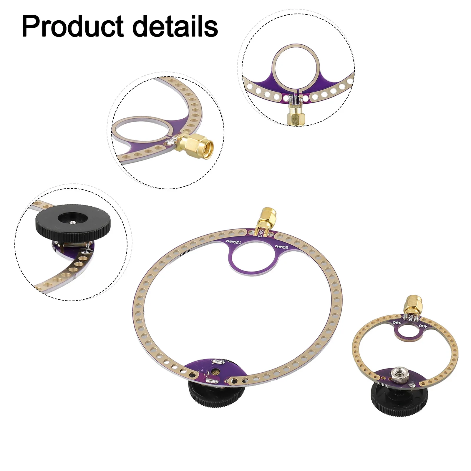 

Adjustable Antenna UHF Antenna Module Anti-Interference Capability Copper Gold-Plated Interface Double-Sided Circuit Board