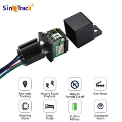 Car GPS Tracker ST-907 Tracking Relay Device GSM Locator Remote Control Anti-theft Monitoring Cut off Oil System with Free APP