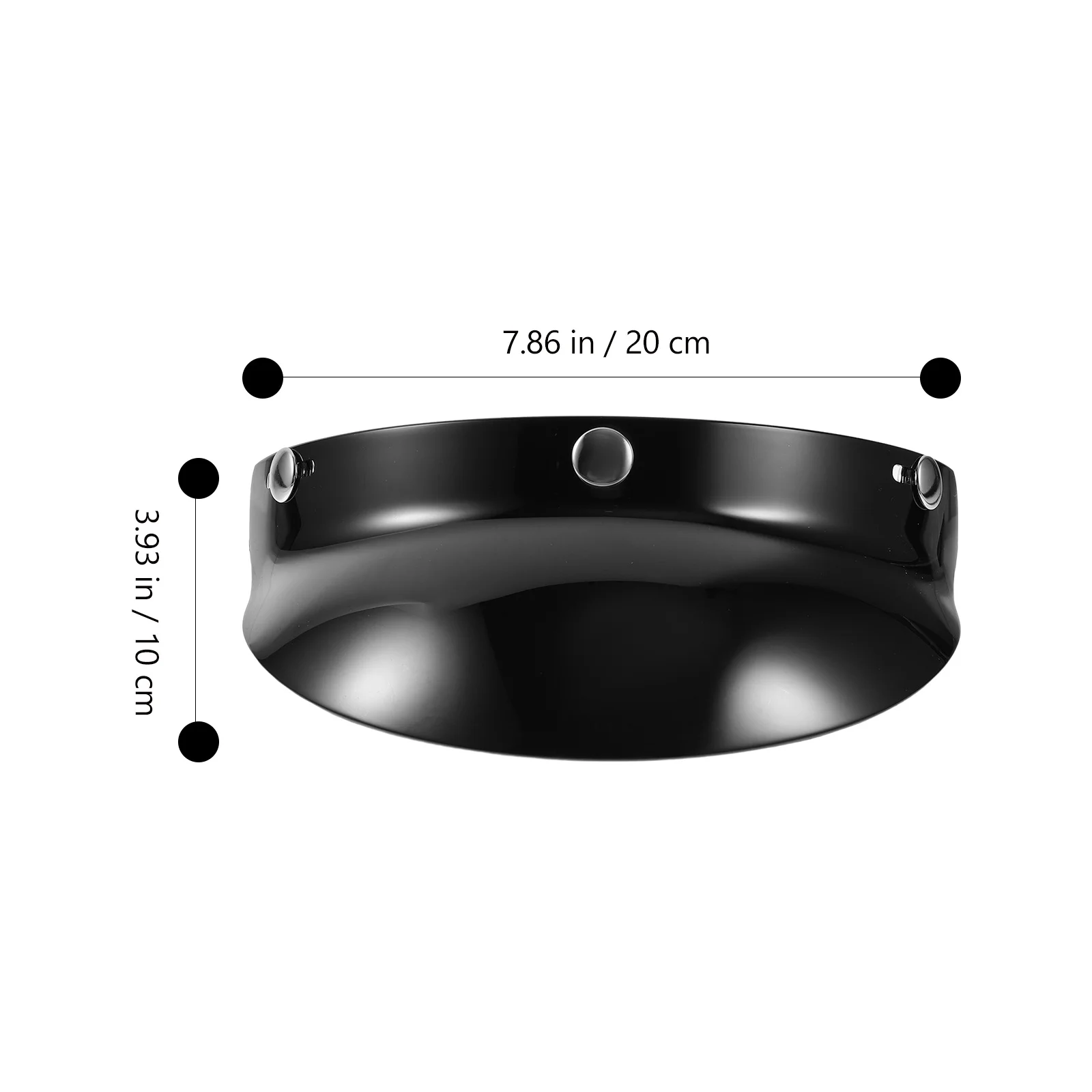 

1pc Universal Motorbike Visor Lightweight Plastic Rain Sun Protection Visor For Outdoor Cycling Riding Detachable