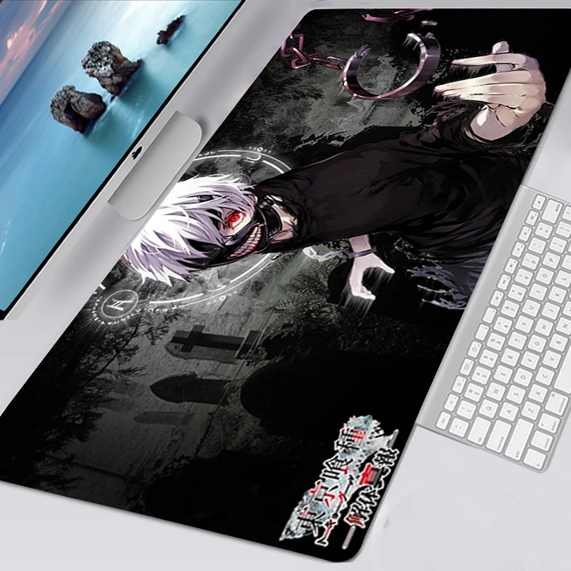 

Tapis De Souris Tokyo Ghoul Anime Mousepad Computer Gaming Accessories Non-slip Large Mouse Pad Mausepad Keyboard Mat Deskmat