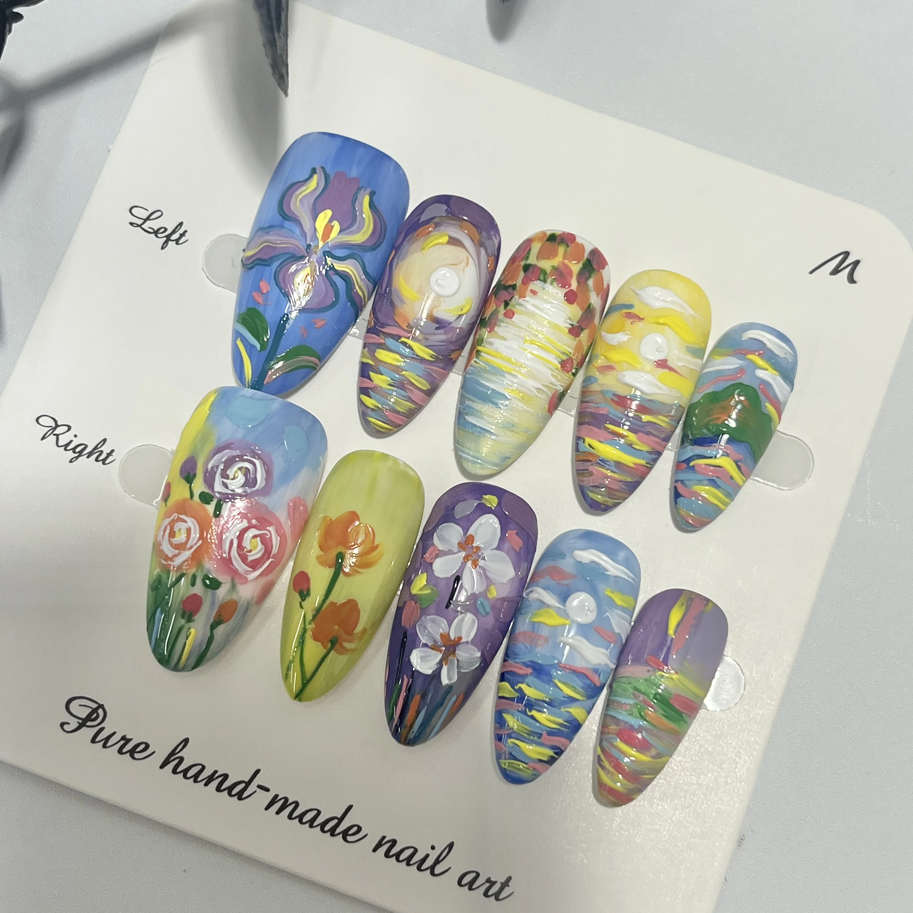 Sztuczne paznokcie wielokrotne – Nail Art Van Gogh recenzja i cena