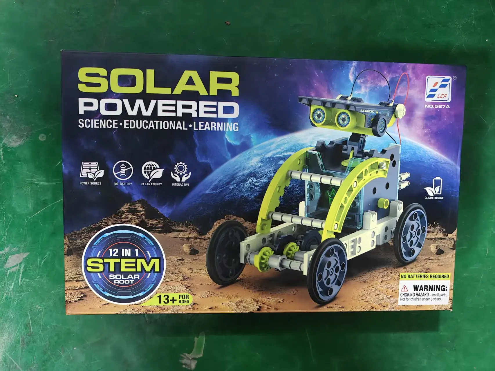 

Solar Powered Science-Educational-Learning 12 in 1 stem Solar Root 567A Building Block Assembling Bricks For Children Kids