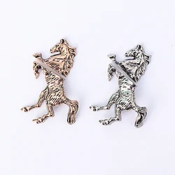 Personality 3D Standing Horse Alloy Badge For ZP Kerosene Gasoline Lighter DIY Handmade Decor Accessory Cigarette Accessories