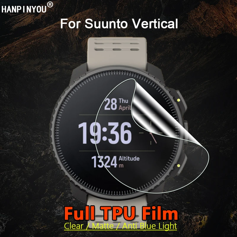 For Suunto Vertical Smart Watch HD Clear / Matte / Anti Blue Light Soft TPU Hydrogel Film Screen Protector -Not Tempered Glass
