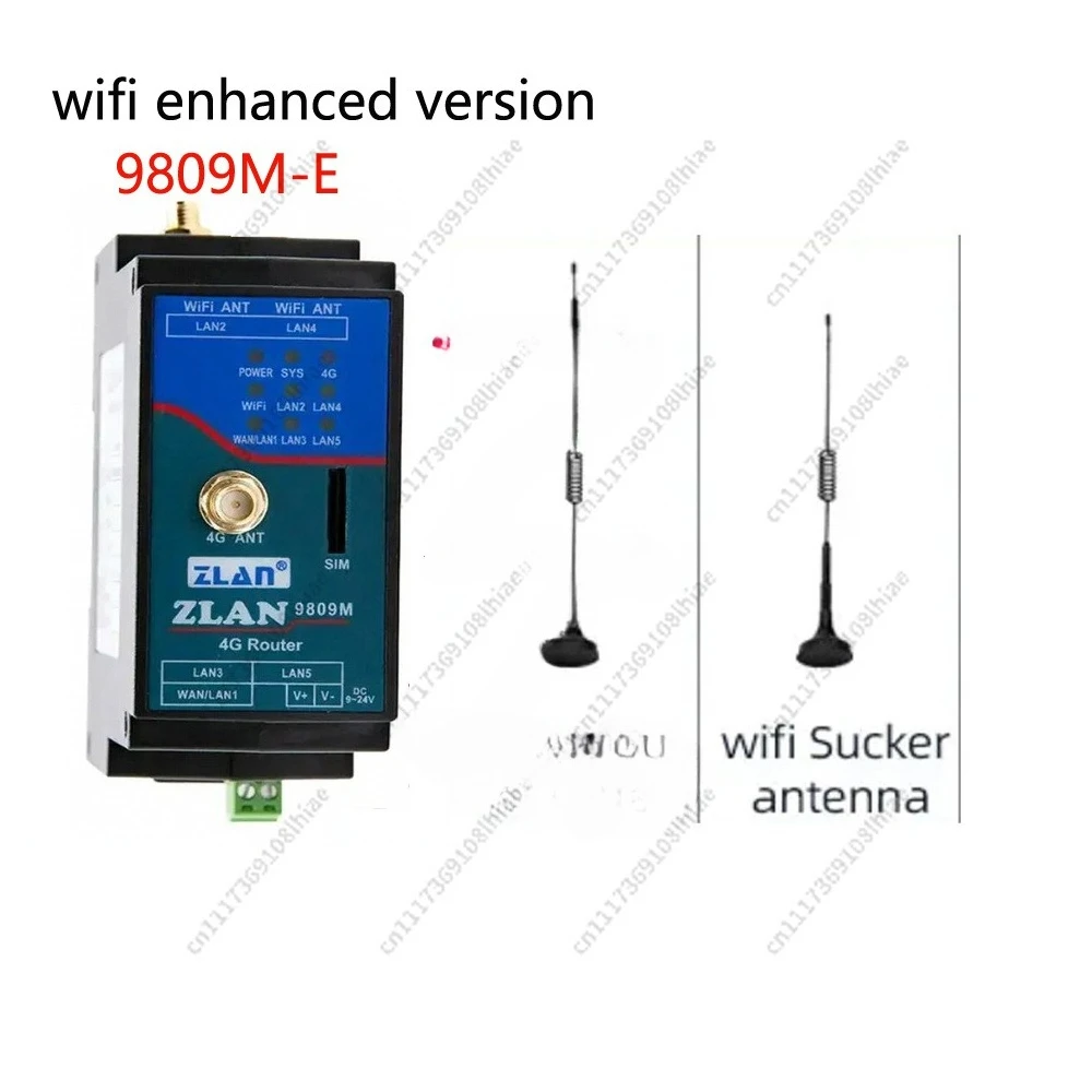 IoT 4G WiFi Dual RJ45 Router LTE Network Module with Antenna for Industrial & Smart Home