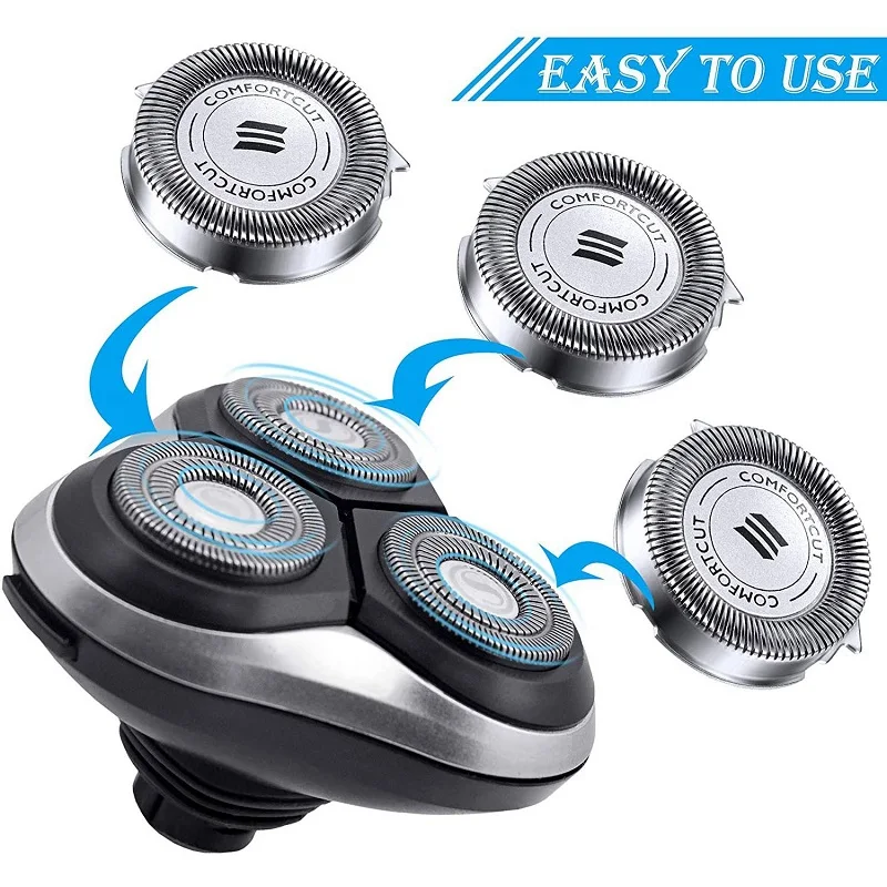 3/6Pcs SH30/50/52 Shaver Replacement Heads for Philips Electric Shaver Series 1000, 2000, 3000, 5000 Blade Head