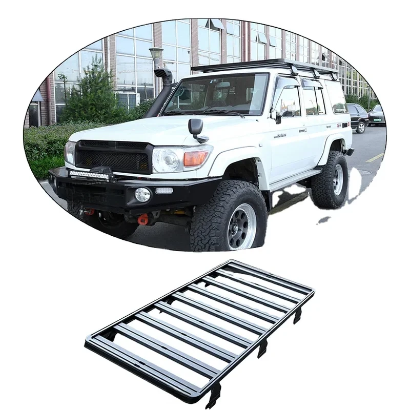 4x4 4 Runner Aluminum Powder Coating  Car Roof Rack  off Road Roof Rail Basket   LC 150
